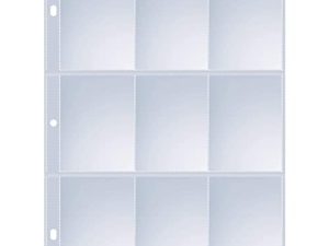Lot de 36 protège-pages à 9 pochettes
