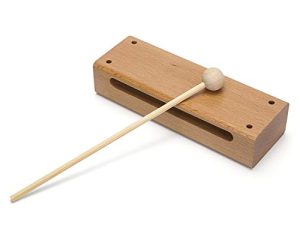 Instrument de musique en bloc de bois