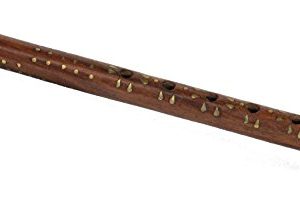 Flûte en bois de bambou traditionnel exotique