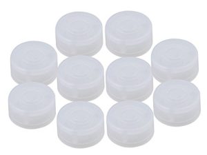 Yibuy 10 pièces 24.4x12mm plastique blanc guitare