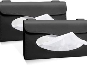2Buyshop Lot de 2 porte-mouchoirs pour voiture