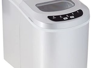 RCA RIC102-Silver Machine à glaçons compacte