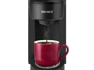 Cafetière à usage unique EZBASICS compatible avec