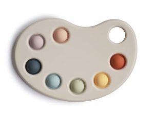 Mushie Palette de peinture presse jouet