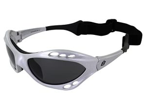 Lunettes de soleil polarisées argentées Lunettes de