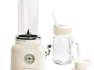 FRIGIDAIRE ESMM100-CREAM Mélangeur à smoothie rétro avec