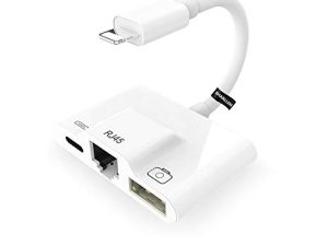 SHARLLEN Adaptateur réseau filaire Ethernet LAN RJ45