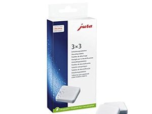 Jura 66281 Pastilles détartrantes/détartrantes (9 pastilles)