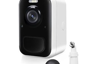 KppeX Caméra de sécurité sans fil extérieure