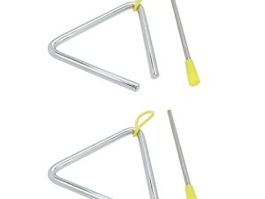 Geesatis 2 pièces Triangles d'instruments de 4