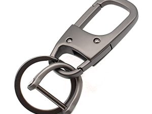 MECHCOS Porte-clés en métal pour porte-clés de