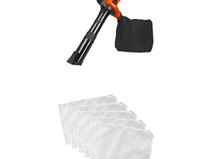 BLACK+DECKER Kit souffleur/broyeur de feuilles électrique 3