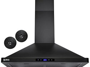 AKDY Hotte de cuisine murale convertible en