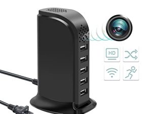 Caméra Cachée WiFi USB Chargeur Caméra Espion