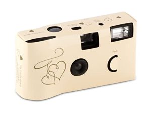 Appareil photo jetable avec flash - Coeurs