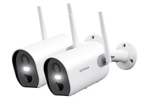 SEHMUA Lot de 2 caméras de sécurité