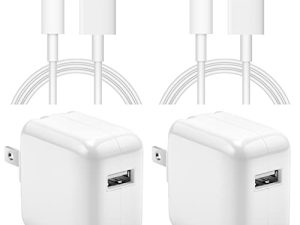 Chargeur iPad Chargeur iPhone【Certifié Apple MFi】 [Lot