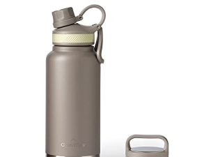 GrandTies Bouteille d'eau de sport en acier
