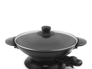 Aroma Housewares AEW-306 Wok électrique avec couvercle
