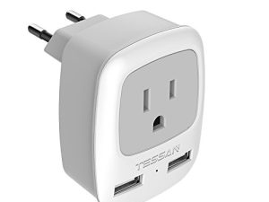 Adaptateur de prise de voyage européen