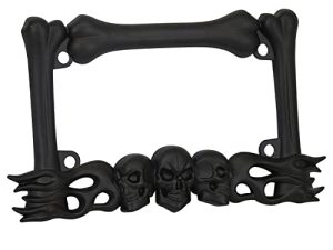 TC Sportline LPF260-BK 3D crâne flammes et