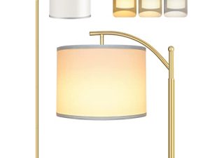 ROTTOGOON Lampadaire avec ampoule LED 3CCT