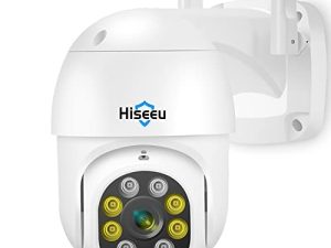 Hiseeu 5MP Caméra Pan Tilt 360° Caméra
