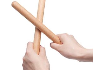 Instrument de percussion musicale en bois classique