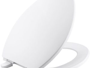 Kohler K-4774-0 Siège de toilette blanc allongé