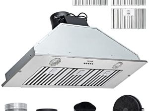 VEVOR Hotte de cuisine encastrable