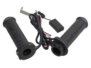 NTHREEAUTO Poignées chauffantes universelles pour guidon de