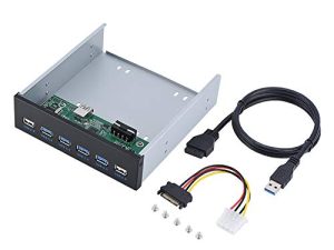 Tosuny Front Panel USB 3.0 Hub 19