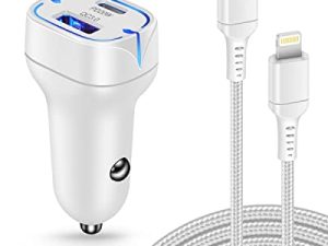 Cordon Lightning USB C avec chargeur de