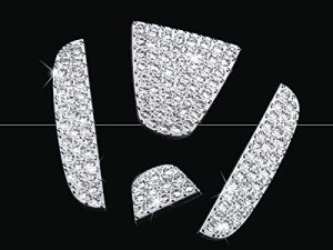 Emblème de volant Bling compatible avec Honda