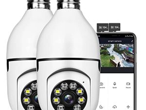 UPULTRA Caméra de sécurité sans fil WiFi