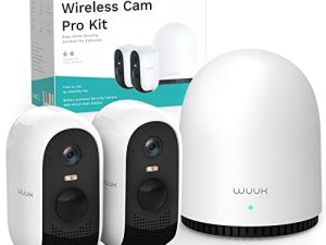 WUUK Caméras de sécurité sans fil pour