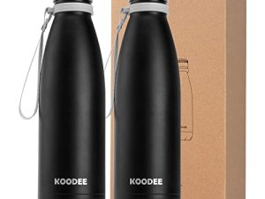 koodee Bouteille d'eau en acier inoxydable de