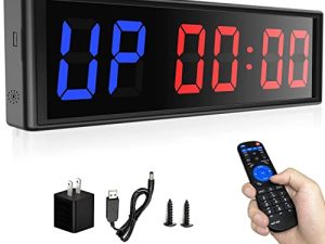 Naoeleii Horloge minuterie de gym pour la