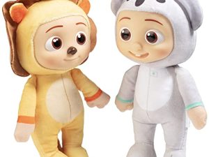 CoComelon JJ Lion & Koala Peluches en