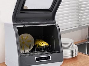 Lave-vaisselle compact 1200 W Mini lave-vaisselle portable