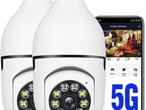 KOWVOWZ 2PCS Caméras de sécurité sans fil