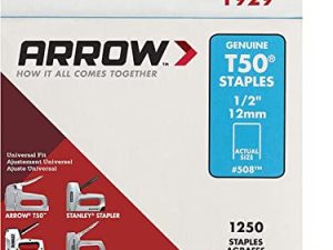 Arrow 508 Agrafes robustes T50 1/2" pour