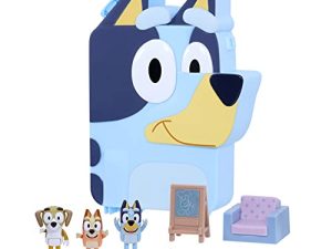 Bluey's Deluxe Play & Go Playset avec