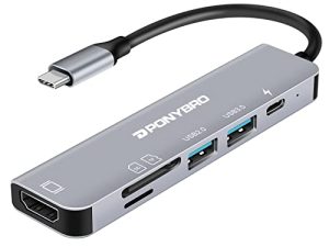 Adaptateur multiport PONYBRO USB C Hub 6