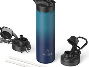 Bouteille de sport isolée Arslo avec couvercle