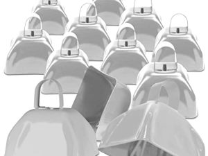 Lot de 12 mini cloches de vache