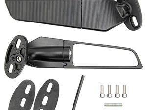 Diydeg Rétroviseur de moto modifié Wind Wing