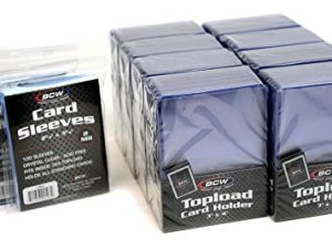 BCW 200-Count Card Toploaders et Card Sleeves