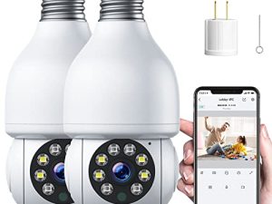 Topiacam Caméra de sécurité à ampoule extérieure