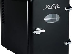 RCA Mini Retro 6 Can Beverage Réfrigérateur-Noir